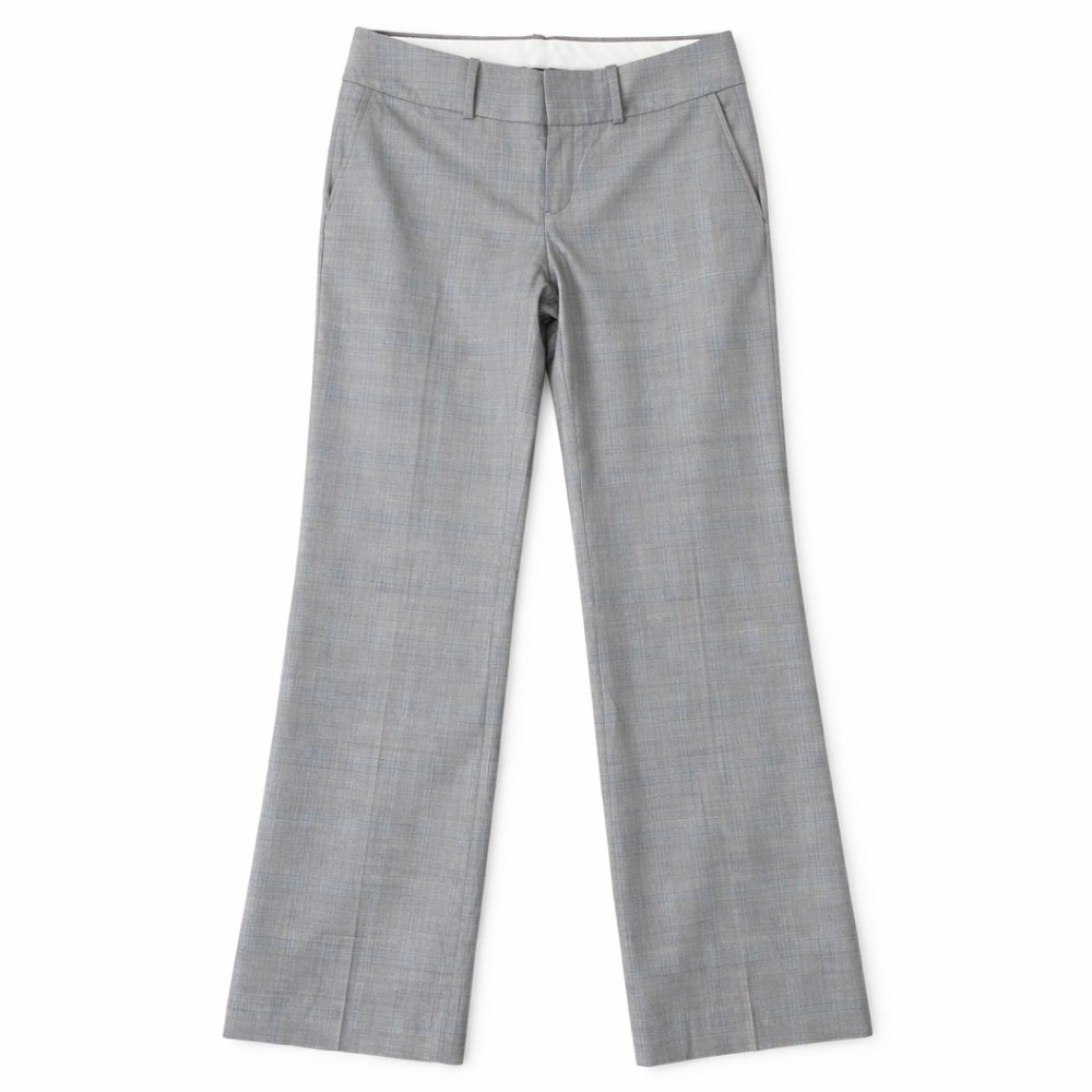 Banana Republic Gray Plaid Pants | Size 6